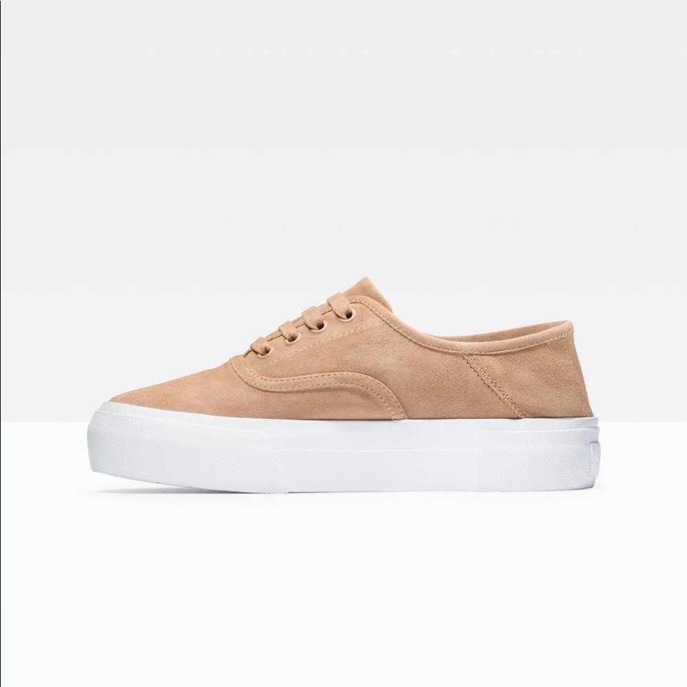 Vince. Suede Copley Platform Sneaker - image 2